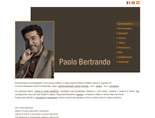 Tablet Screenshot of paolobertrando.com
